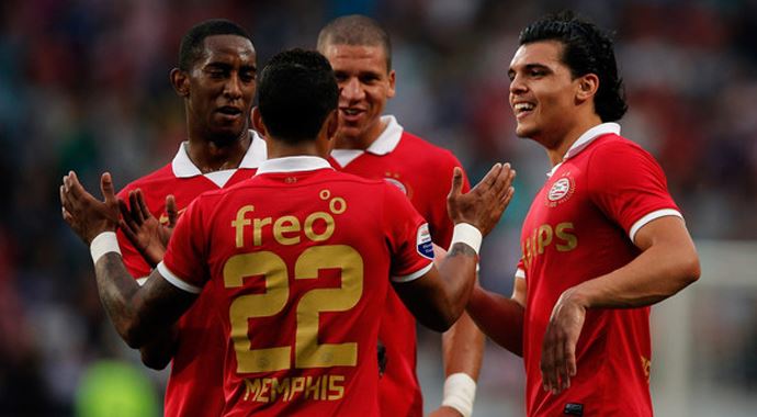 PSV Eindhoven, Heracles'i rahat geçti PSV Eindhoven, Heracles'i rahat geçti
