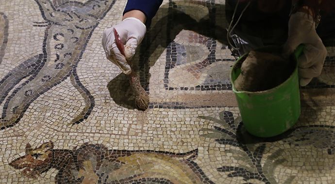 &#039;Eşsiz mozaikler&#039; daha güzel görünecek