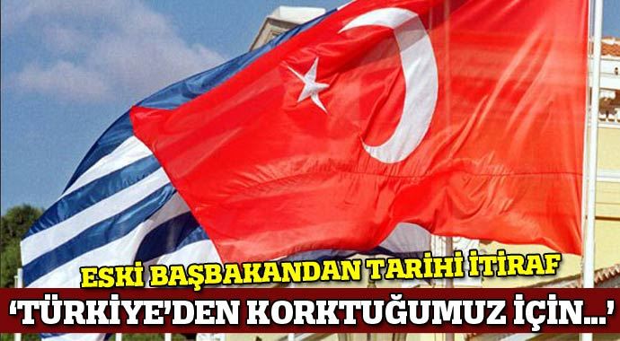 Eski Yunanistan başbakanından Türkiye itirafı