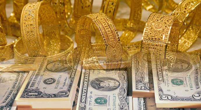 Altın yükseliyor, dolar düşüyor Altın yükseliyor, dolar düşüyor
