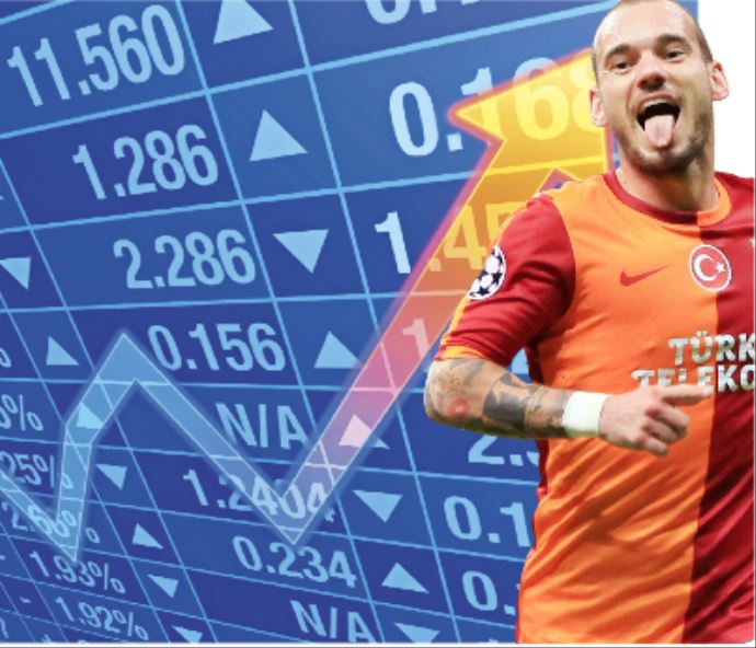 Galatasaray'ın hisseleri iki günde yüzde 35 yükseldi Galatasaray'ın hisseleri iki günde yüzde 35 yükseldi