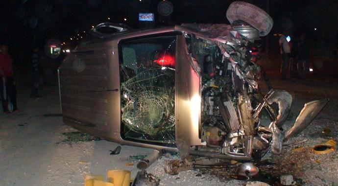 Ereğli'de feci kaza: 1 yaralı Ereğli'de feci kaza: 1 yaralı
