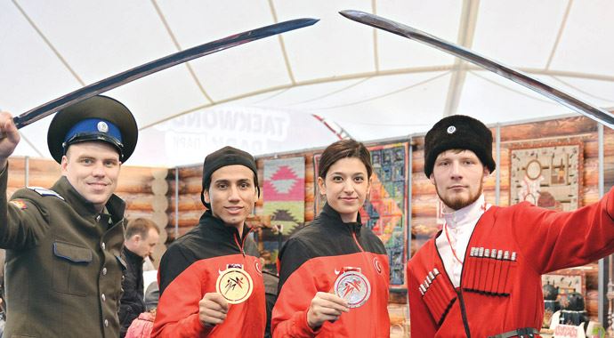 Servet Tazegül ve Nur Tatar yine göğsümüzü kabarttı Servet Tazegül ve Nur Tatar yine göğsümüzü kabarttı