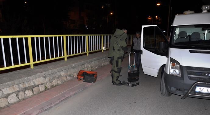 Konya&#039;da bomba paniği!