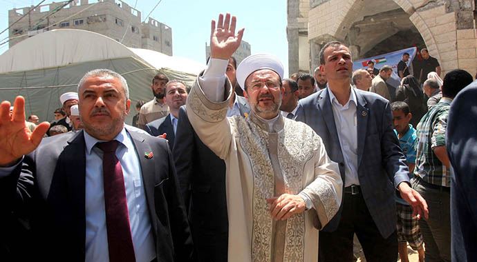 Diyanet İşleri Başkanı Görmez Gazze&#039;de