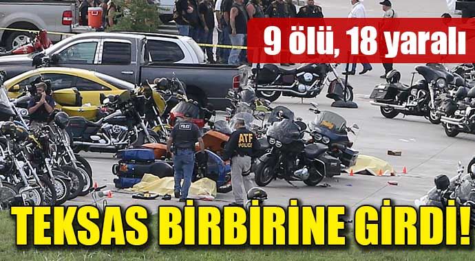 ABD'de motosikletli gruplar çatıştı: 9 ölü ABD'de motosikletli gruplar çatıştı: 9 ölü