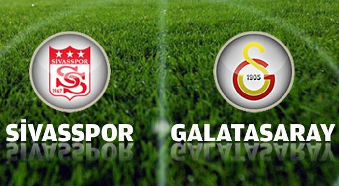 Sivasspor-Galatasaray yarın karşılaşıyor