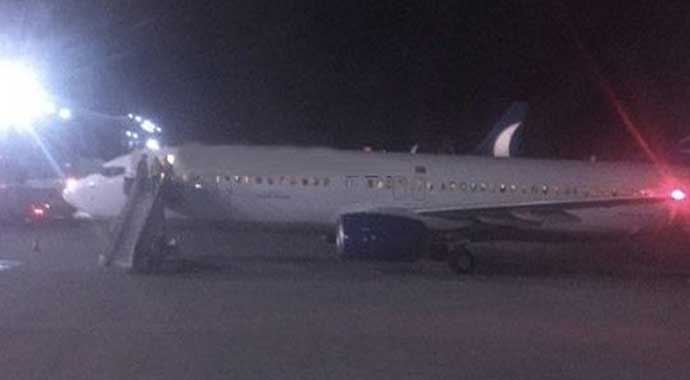 Esenboğa'da alarm! Uçaklar inemedi Esenboğa'da alarm! Uçaklar inemedi