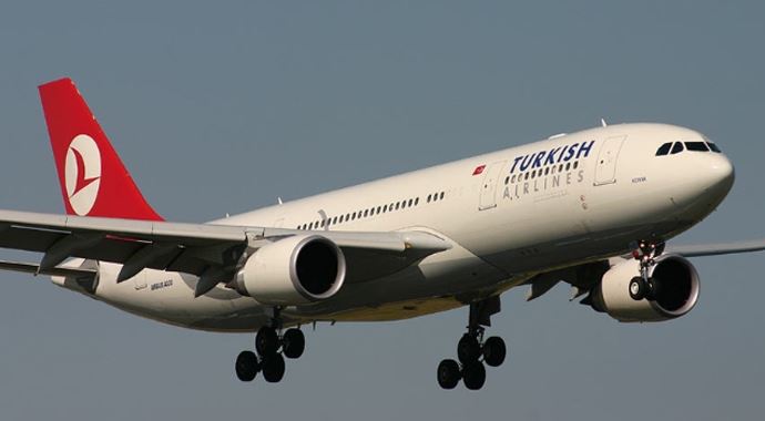 THY uçağı geri döndü! THY uçağı geri döndü!