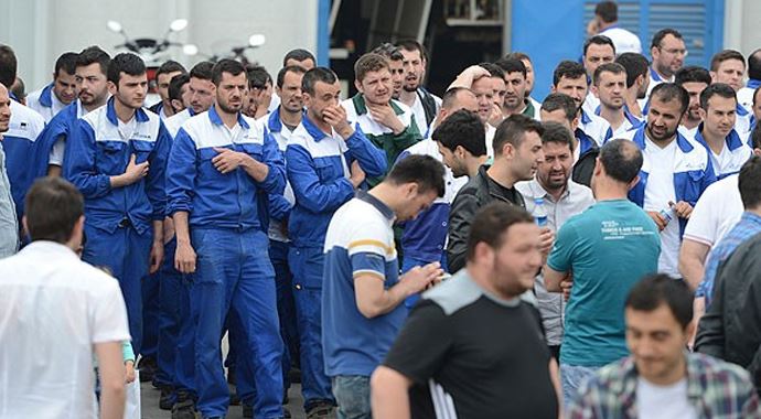 Bursa&#039;da işçilerin eylemi genişliyor