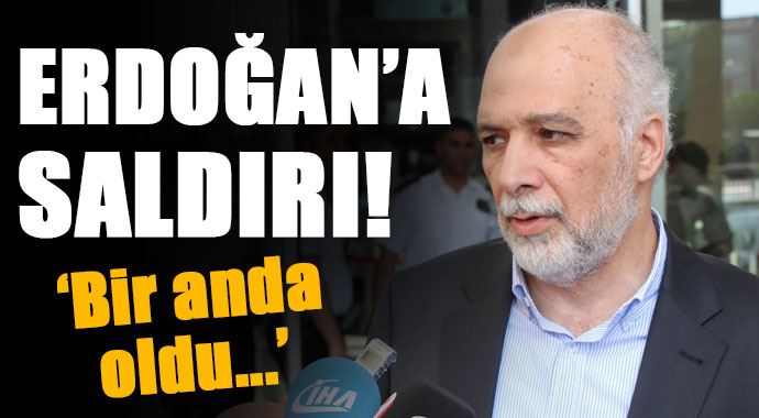 Gazeteci Latif Erdoğan&#039;a saldırı