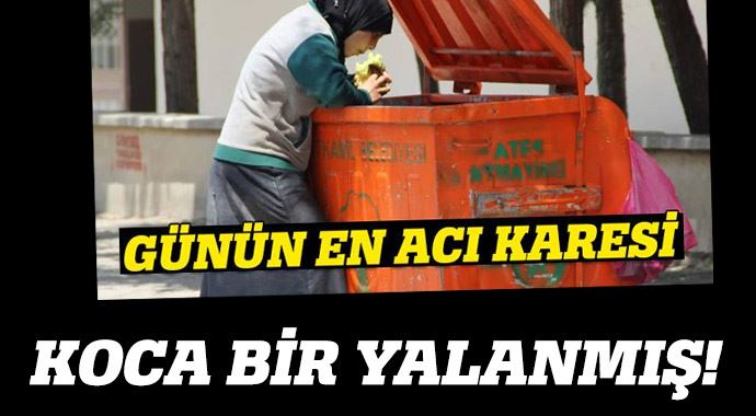 &quot;Çöpten yiyen Suriyeli kadın&quot; yalan çıktı