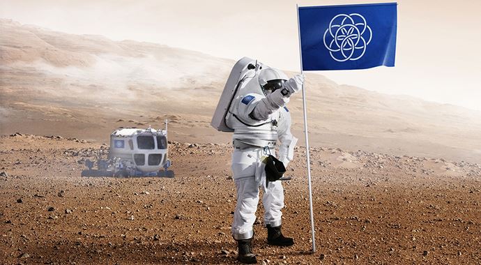 Mars&#039;a dikilecek bayrak belli oldu