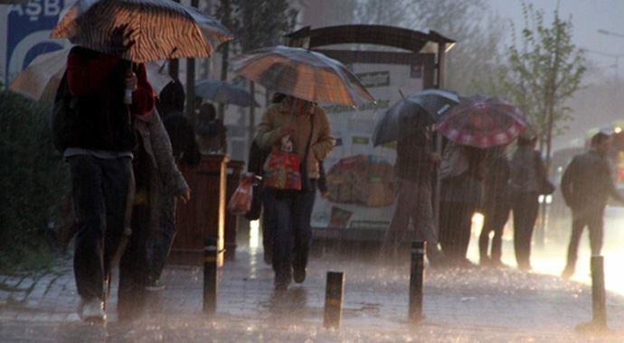 Meteorolojiden sağanak yağış uyarısı Meteorolojiden sağanak yağış uyarısı