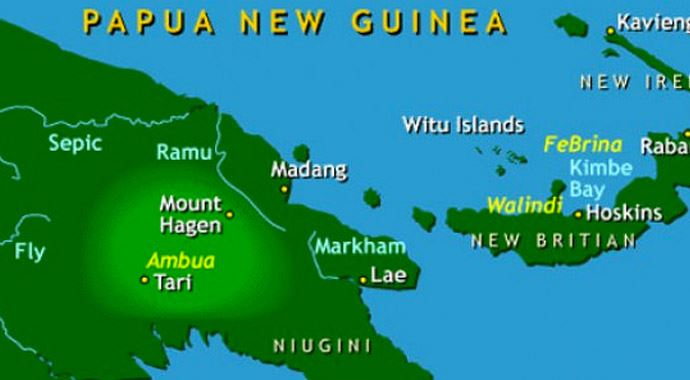 Papua Yeni Gine'de 7,5 büyüklüğünde deprem Papua Yeni Gine'de 7,5 büyüklüğünde deprem