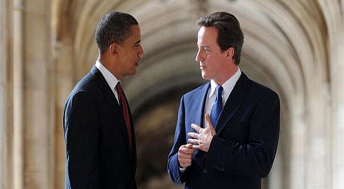 Obama, Cameron'u tebrik etti Obama, Cameron'u tebrik etti