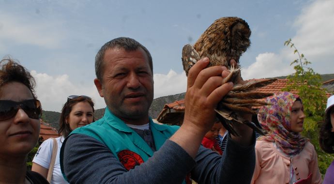 Göçmen kuşlar doğal ortamına bırakıldı Göçmen kuşlar doğal ortamına bırakıldı