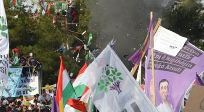 HDP mitingindeki patlamayla ilgili tutuklama HDP mitingindeki patlamayla ilgili tutuklama