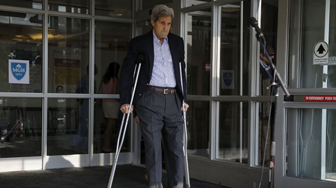 ABD Dışişleri Bakanı John Kerry taburcu oldu ABD Dışişleri Bakanı John Kerry taburcu oldu