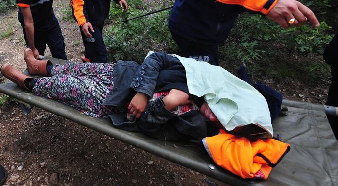 Ormanda kaybolan hamile kadın 20 saat sonra bulundu