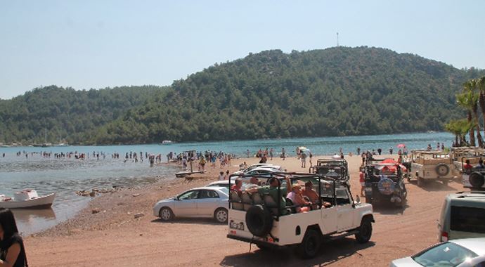 Kızkumu'na turist akını Kızkumu'na turist akını