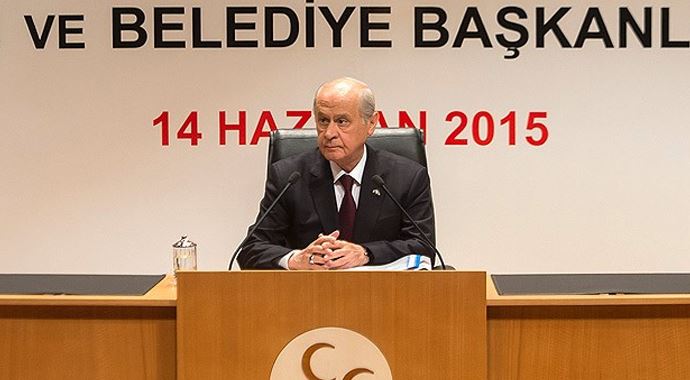 Bahçeli il başkanları ile seçimi değerlendirdi Bahçeli il başkanları ile seçimi değerlendirdi