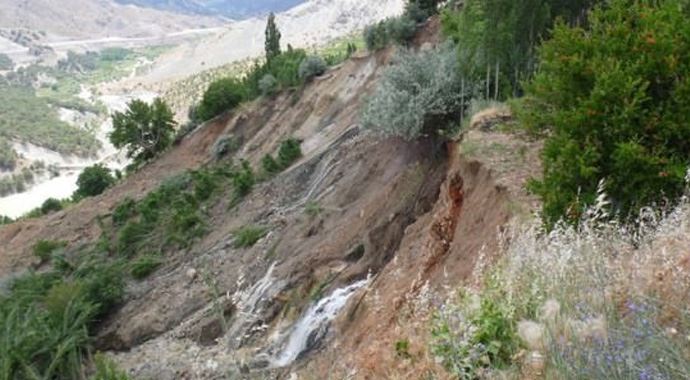 Malatya&#039;da heyelan meydana geldi!