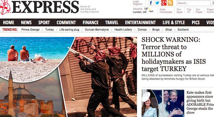 İngiliz gazetesi kirli propagandayı sürdürüyor