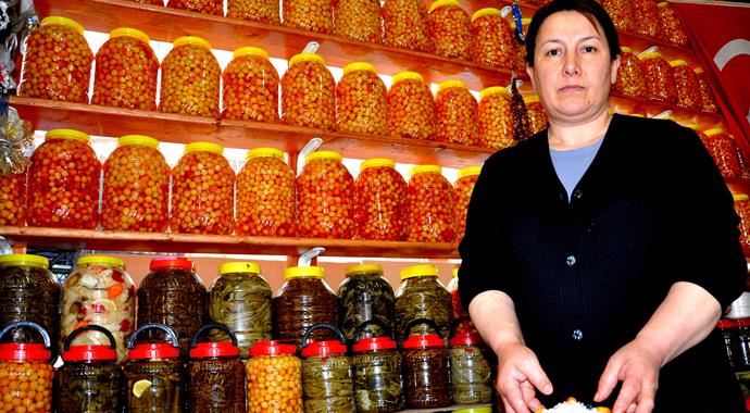 Daha önce hiç kiraz turşusu gördünüz mü?