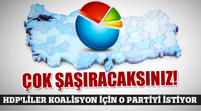 HDP seçmeni koalisyon için MHP'yi istiyor HDP seçmeni koalisyon için MHP'yi istiyor