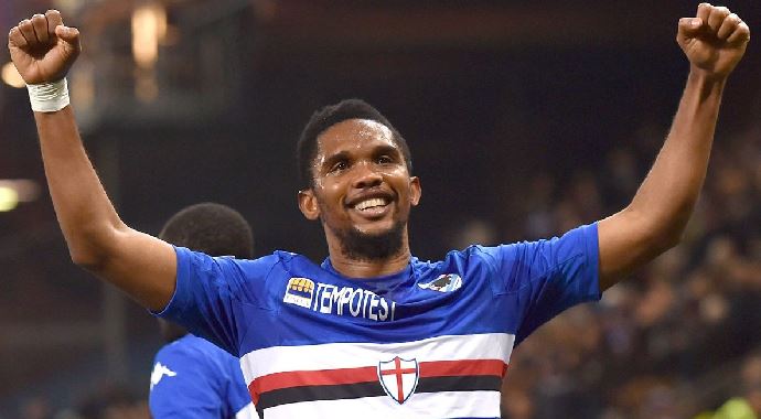 Sampdoria cephesinden Eto'o açıklaması! Sampdoria cephesinden Eto'o açıklaması!