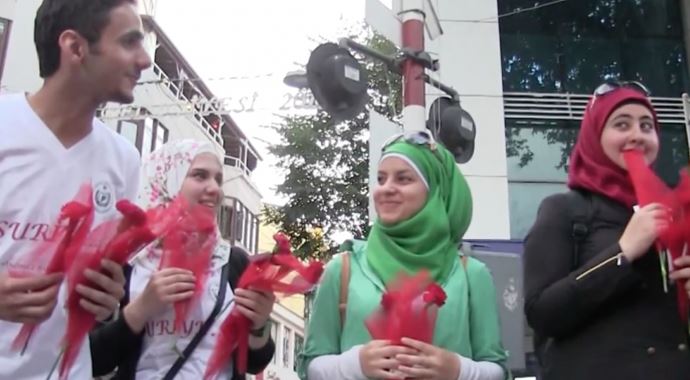 Suriyeli öğrencilerden Türkiye&#039;ye teşekkür