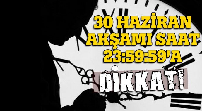 Saatlere 1 saniye ek!