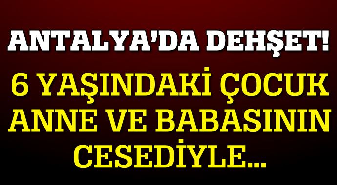 Antalya'da dehşet! Anne babasının cesediyle... Antalya'da dehşet! Anne babasının cesediyle...