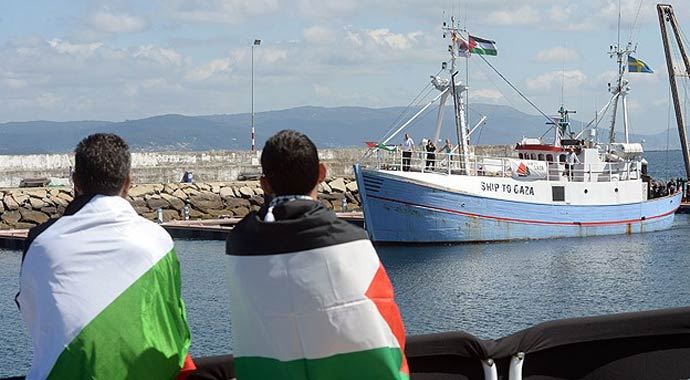Gazze'ye Özgürlük Filosu yola çıkmaya hazır Gazze'ye Özgürlük Filosu yola çıkmaya hazır