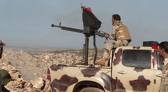 Sirte'de 10 terörist öldürüldü Sirte'de 10 terörist öldürüldü