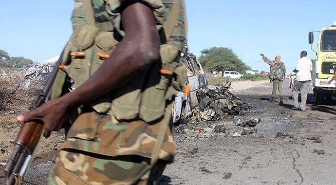 Somali'de BAE konvoyuna saldırı Somali'de BAE konvoyuna saldırı
