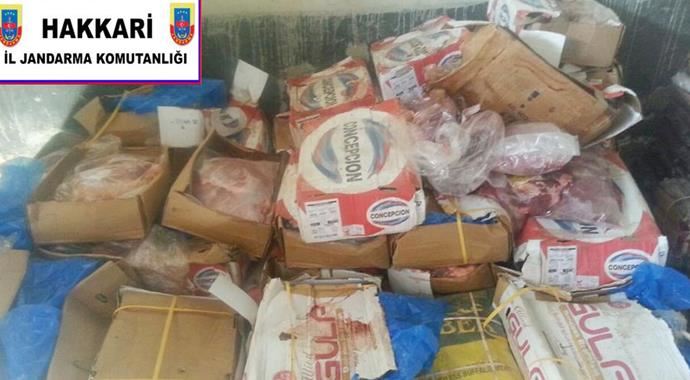 Şemdinli'de yakalandı, tam 2 bin 100 kilo Şemdinli'de yakalandı, tam 2 bin 100 kilo