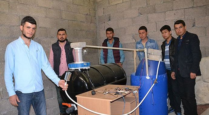 &#039;Üniversiteliler biyogaz üretti&#039;