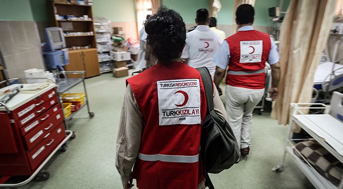 Türk Kızılayı heyeti Gazze'de Türk Kızılayı heyeti Gazze'de