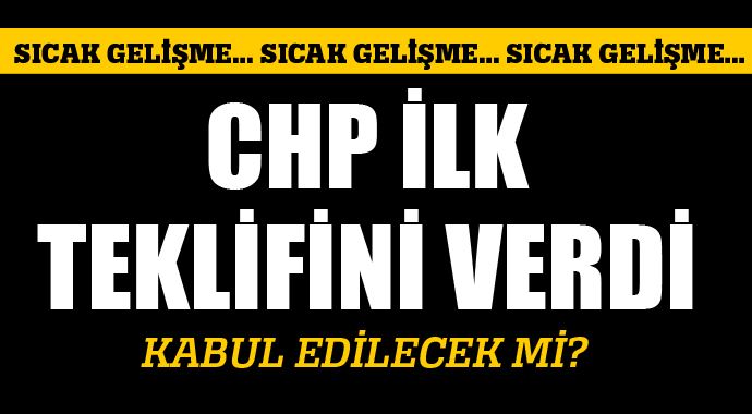 CHP ilk teklifini Meclis Başkanlığı&#039;na sundu