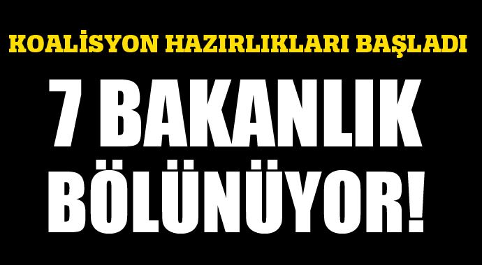 Koalisyon hazırlıkları başladı! Koalisyon hazırlıkları başladı!