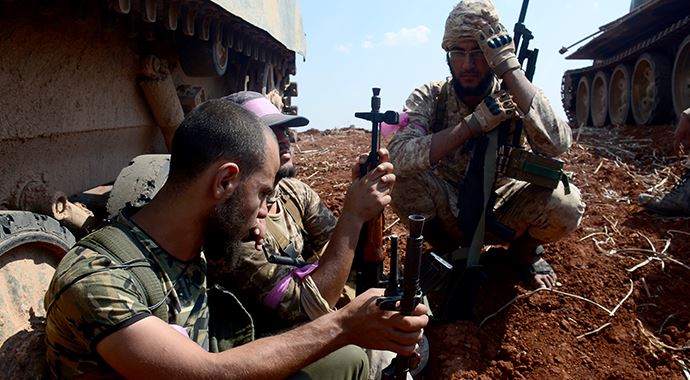 Halep&#039;te katil Esad&#039;a ağır darbe
