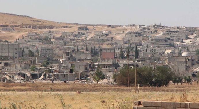 Kobani'de tekrar dumanlar yükseliyor Kobani'de tekrar dumanlar yükseliyor