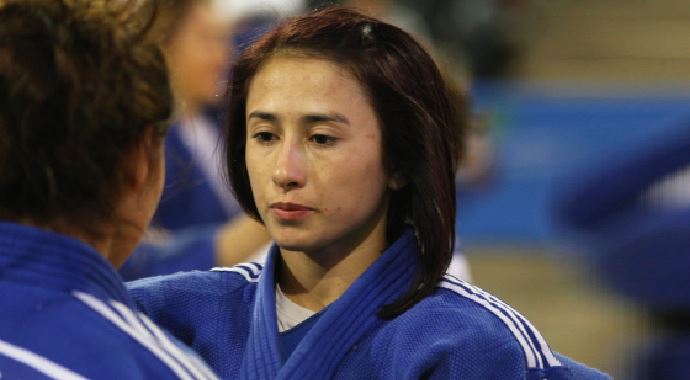 Milli judocumuz Ebru Şahin finale yükseldi Milli judocumuz Ebru Şahin finale yükseldi