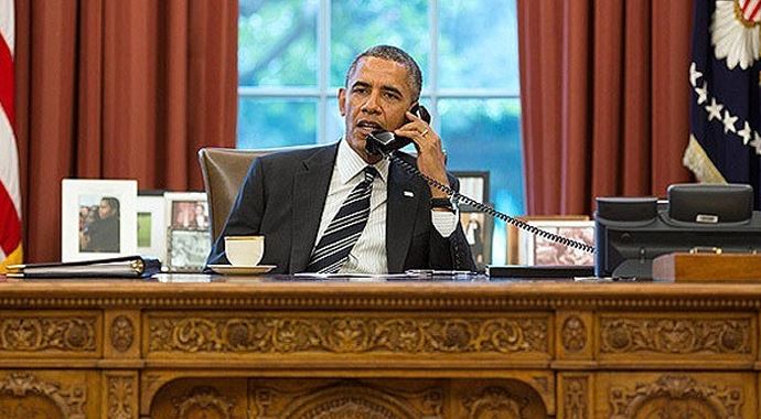 Obama, Putin ile görüştü