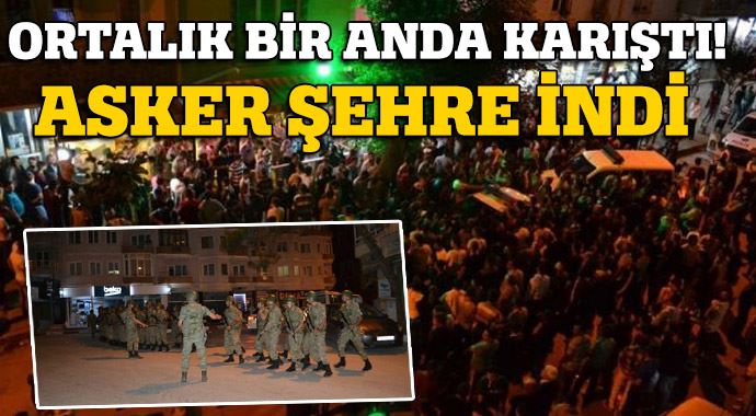 Edirne'de tehlikeli gerginlik! Asker şehre indi Edirne'de tehlikeli gerginlik! Asker şehre indi