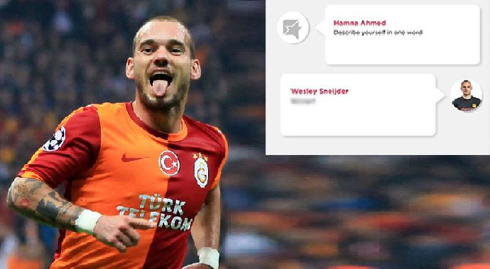 Sneijder sosyal medyayı salladı! Sneijder sosyal medyayı salladı!