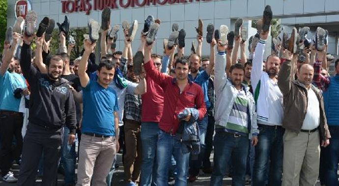 İşten çıkartılan 82 TOFAŞ işçisi için direniş çadırı kuruldu