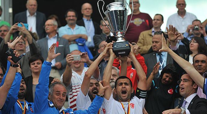 İşitme Engelliler Milli Futbol Takımı Avrupa şampiyonu İşitme Engelliler Milli Futbol Takımı Avrupa şampiyonu